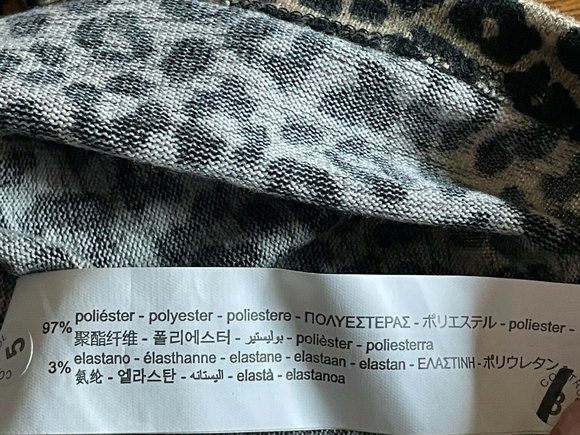 Zara Womens Turtleneck Long Sleeve Animal Print Pullover Top SZ S - Picture 7 of 8